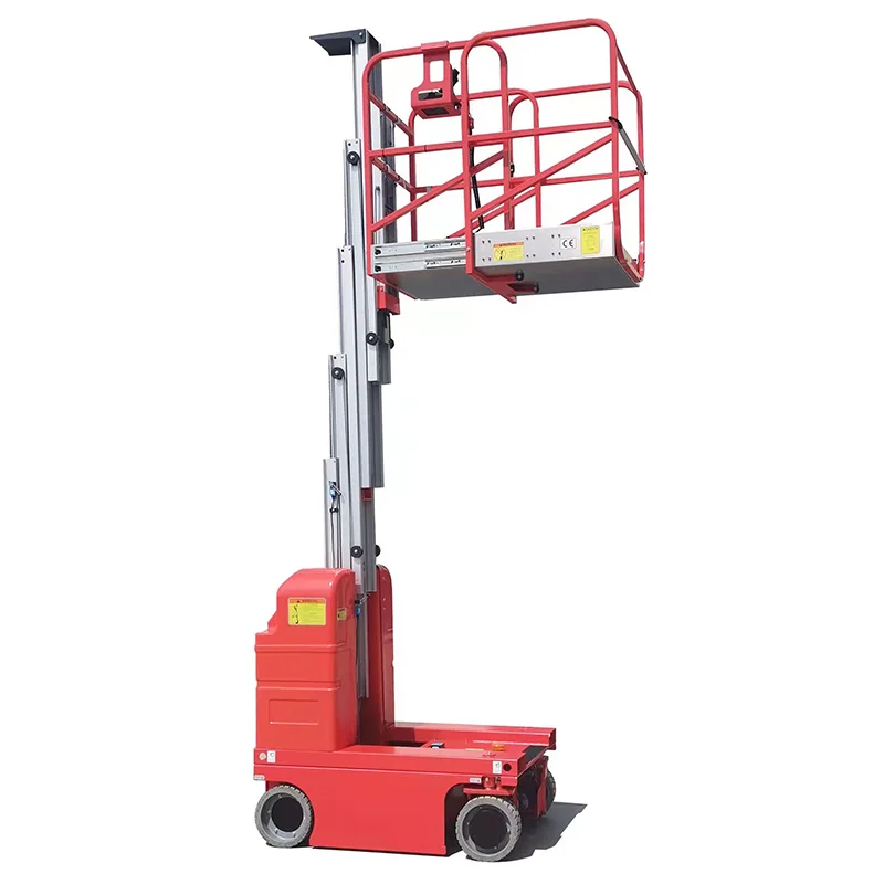 

6-16m lifting height double masts aluminium lift single person lift