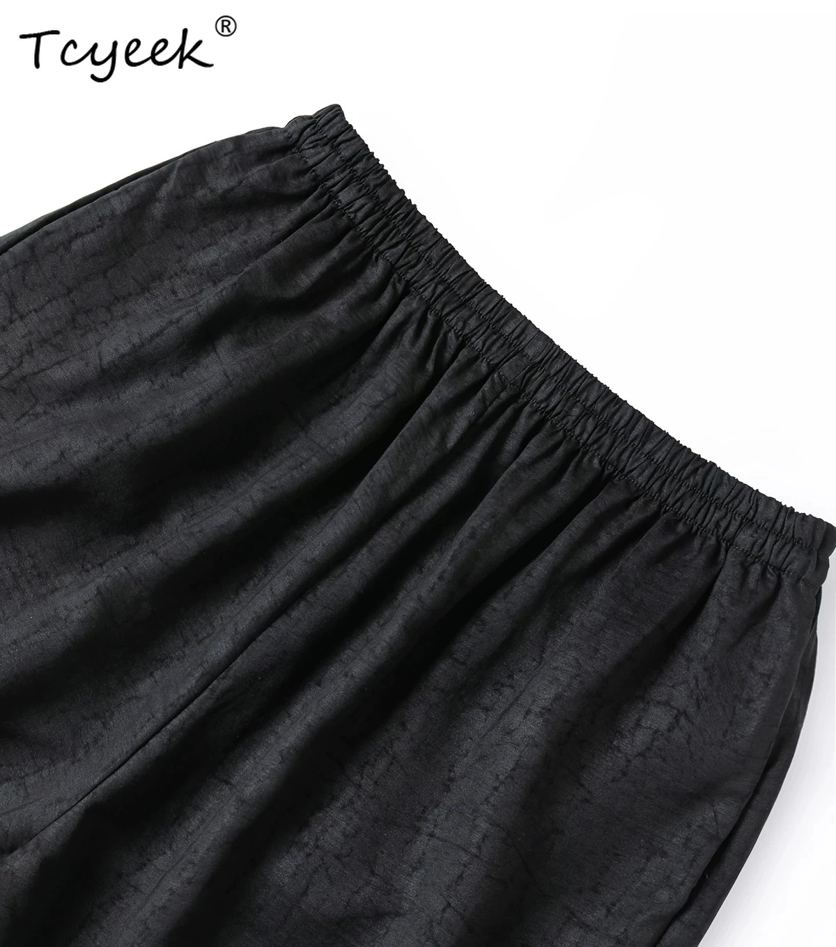 

Tcyeek 100% Real Silk Black Shorts Women Clothing Comfortable Vintage Womens Shorts Casual Summer Trousers 2026 Шорты Женские