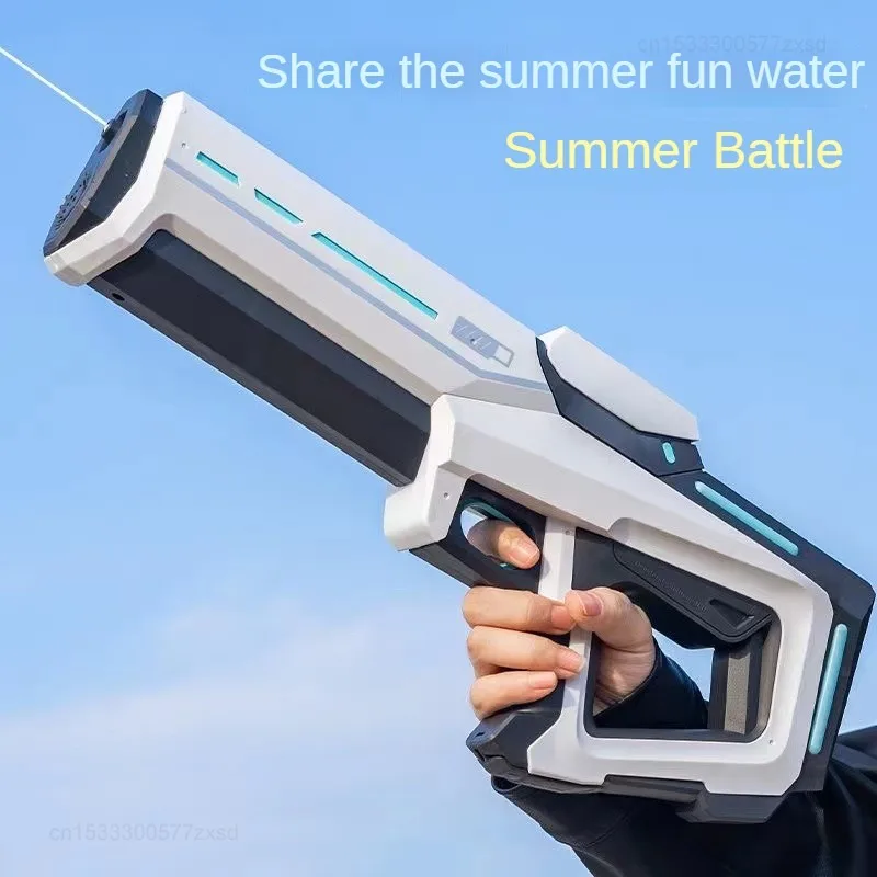 Xiaomi-Pistolet à eau électrique entièrement automatique pour touristes, sécurité, haute pression, réglage multi-niveaux, longue endurance, jouet