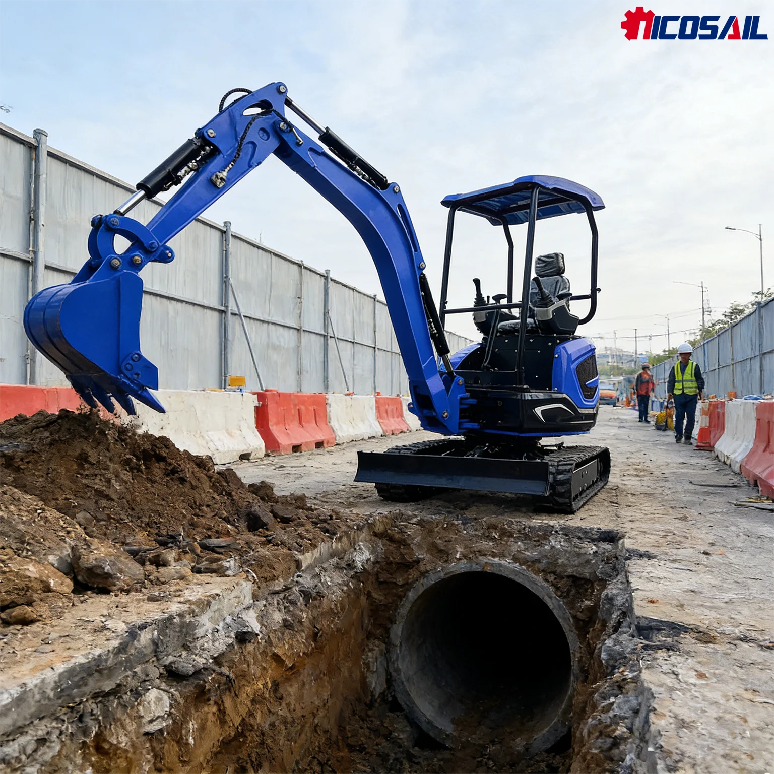 

2.2 Ton Mini Excavator CE Certified Euro 5 Small Digger for Farm Garden Construction