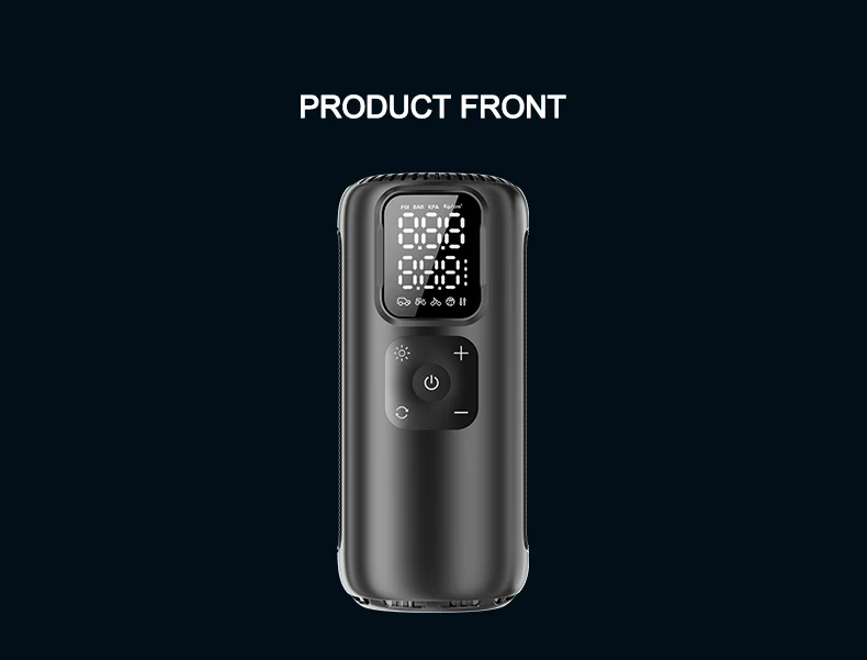 NEWO Factory Manufacturers T22 Digital Portable Mini Electric Air Compressor ABS Wireless Car Tyre Pump Tire Inflator