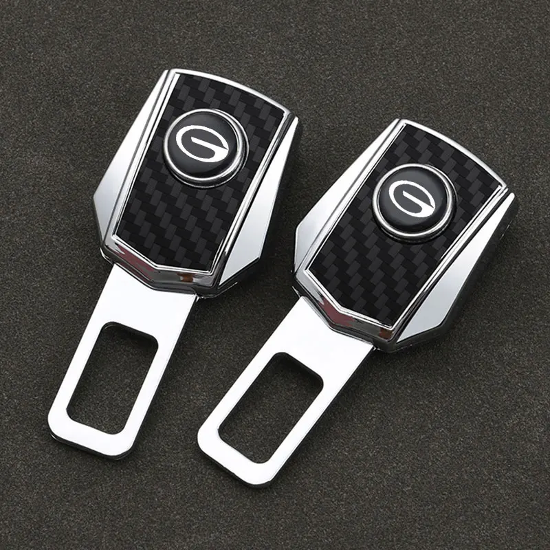 Car seat belt clip bayonet plug safety strap extender logo customize for Trumpchi Gac Gs8 Plus Coupe Super Ga6 Gm6  AION S LX Y