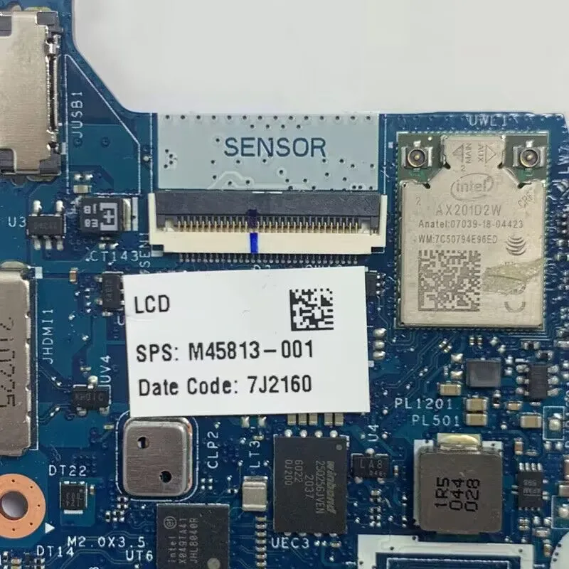 

M45826-001 M45826-501 M45826-601 L85350-002 For HP 1030 G8 1040 G8 W/SRK05 I5-1135G7 CPU LA-J443P Laptop Motherboard 100% Tested