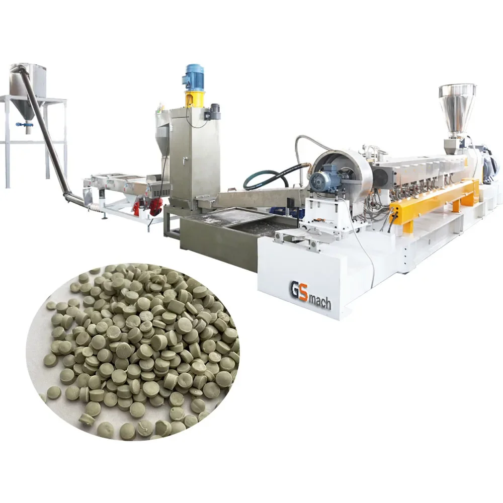 PE pelletizer production line HDPE granules making machine recycled Polyethylene plastic granulator