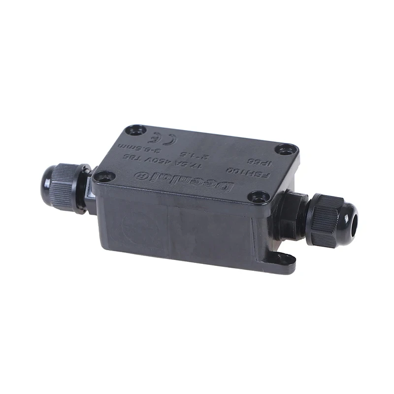 2 Way Outdoor Waterproof IP66 Electrical Cable Wire Connector Junction Box With Terminal 450V Junction Box for Led Light image 6