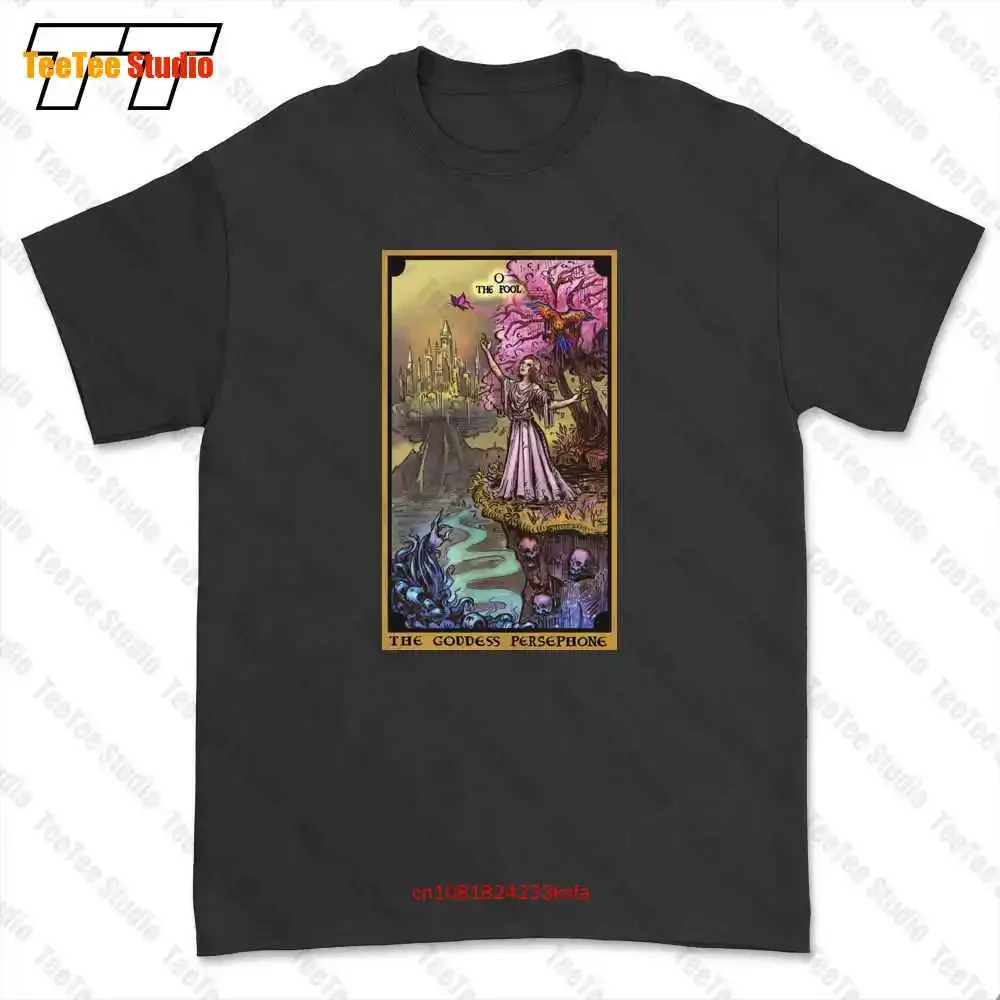 Greek Goddess Persephone The Fool Tarot Card T-shirt Tee 951Z