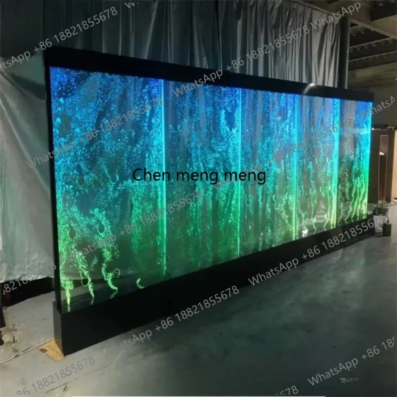 Large bubble water curtain wall silent entry living room screen partition decoration