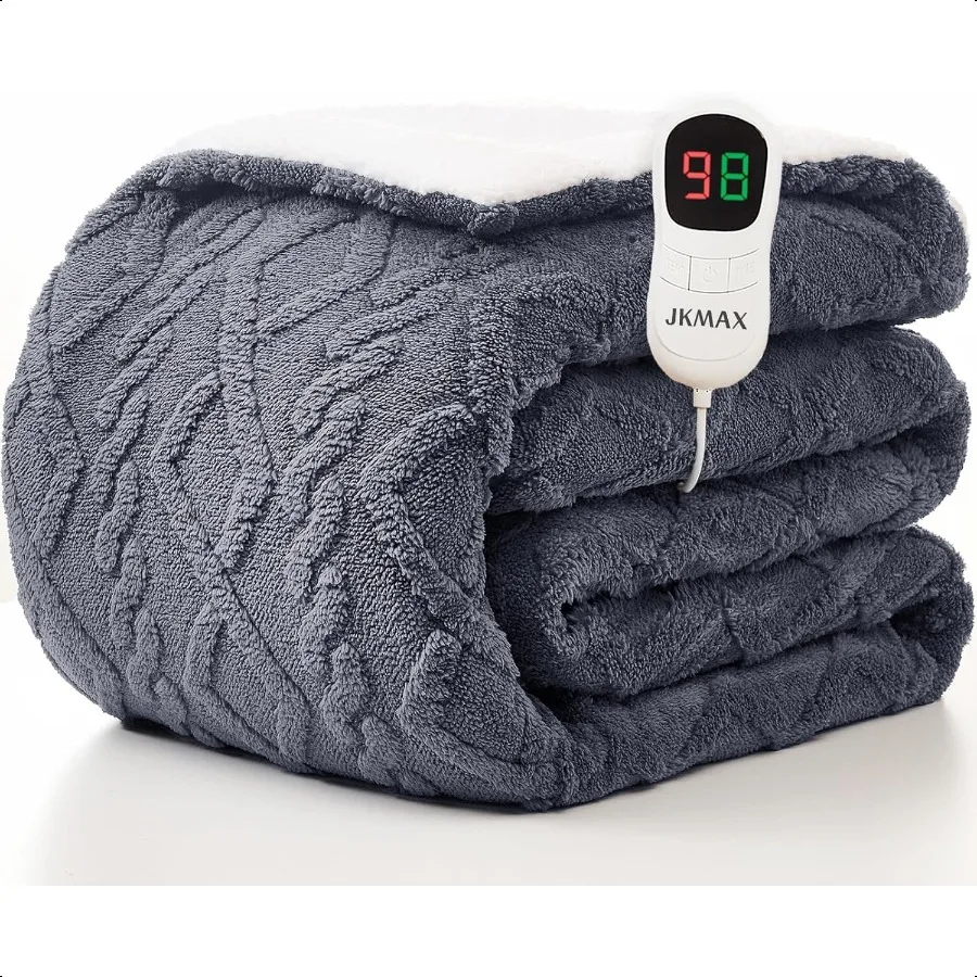 

Heated Electric Blanket Full Size72x84 Heating Blanket with 10 Heating Levels 5 Time Settings OverHeat ProtectionWinter Warmer