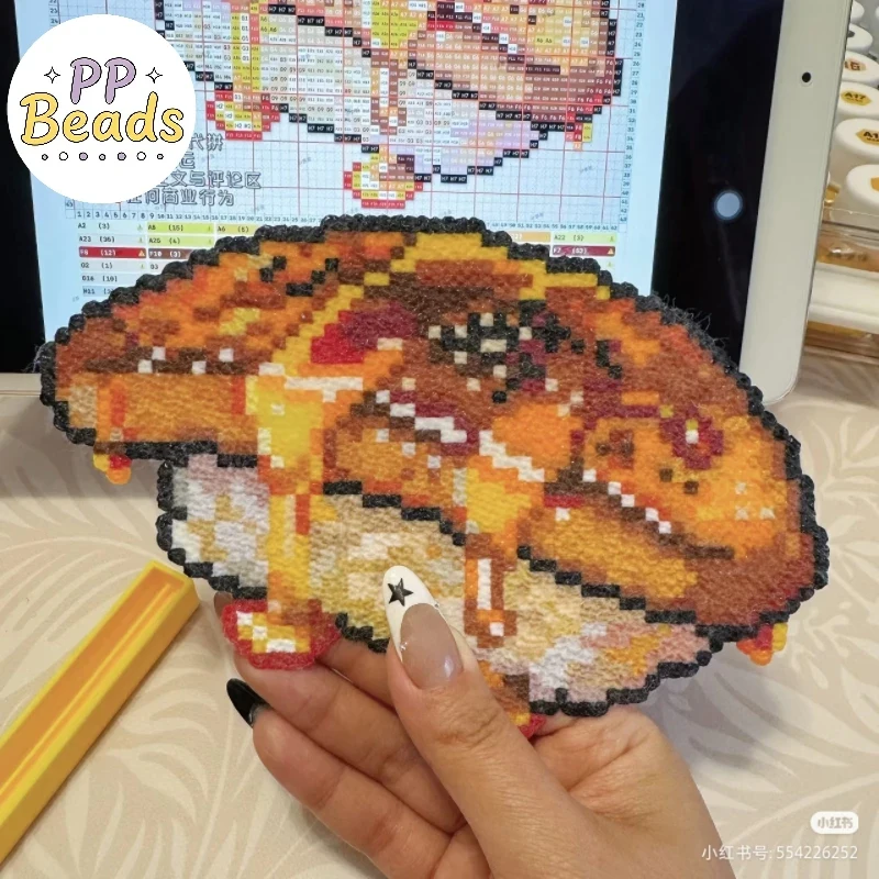 2000 Stück 2,6mm Bügelperlen-Set, Aufbügelbare Hama Perlen, Pixel-Art DIY-Bastelset, Anfängerfreundliches Set ohne Fehlversuche