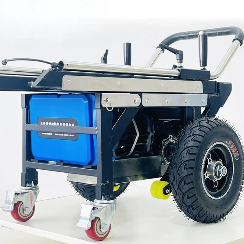 Folding Electric Stair Climbing Trolley Silent Motor for Heavy Load Moving Furniture Home Appliance Stair Climber