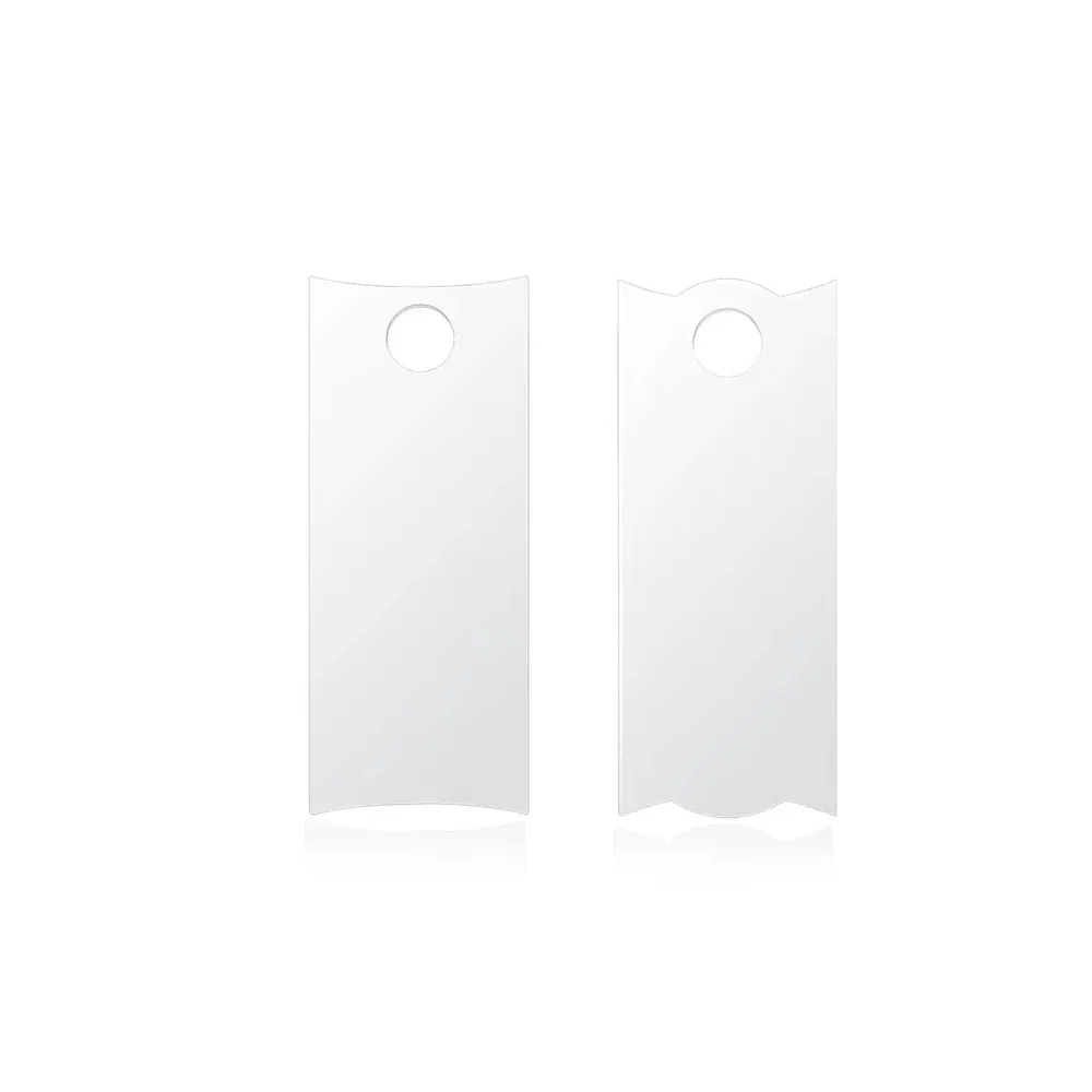 10Pcs/Set Acrylic Nameplate Personalized Name Tag Blank Compatible with Stanley Tumbler Topper Lid Accessories 30&40oz