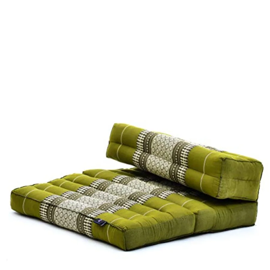 

Foldable Floor Mattress 2 in 1 Floor Meditation Mat for Yoga and Relaxation Seating Futon with Kapok
