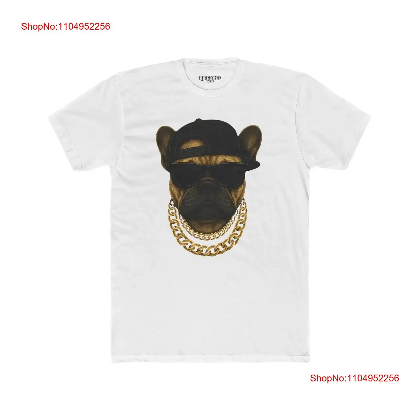 

Cool Dog Crew T Shirt Cotton Stylish Frenchie Design Riff Raff Wear vintage Washed homme streetwear Versatile graphic Unisex