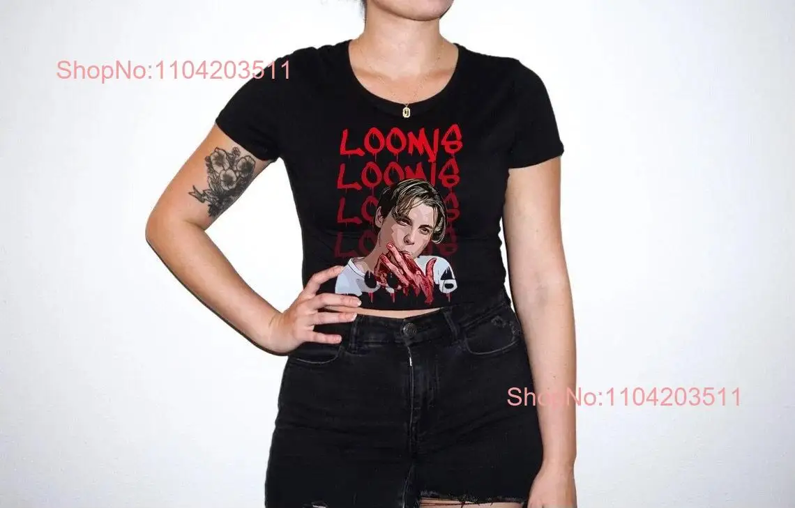 Billy Loomis Crop Top Horror Cropped T Shirt long or short sleeves