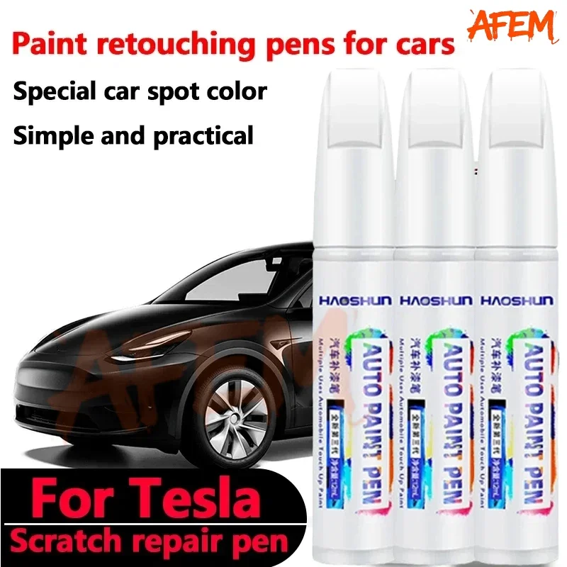 Suitable For Tesla Model 3 Y X S Paint Repair Pen Pearl White Clear Paint Scratch Removal and Repair Kit Wheel Hub Silver