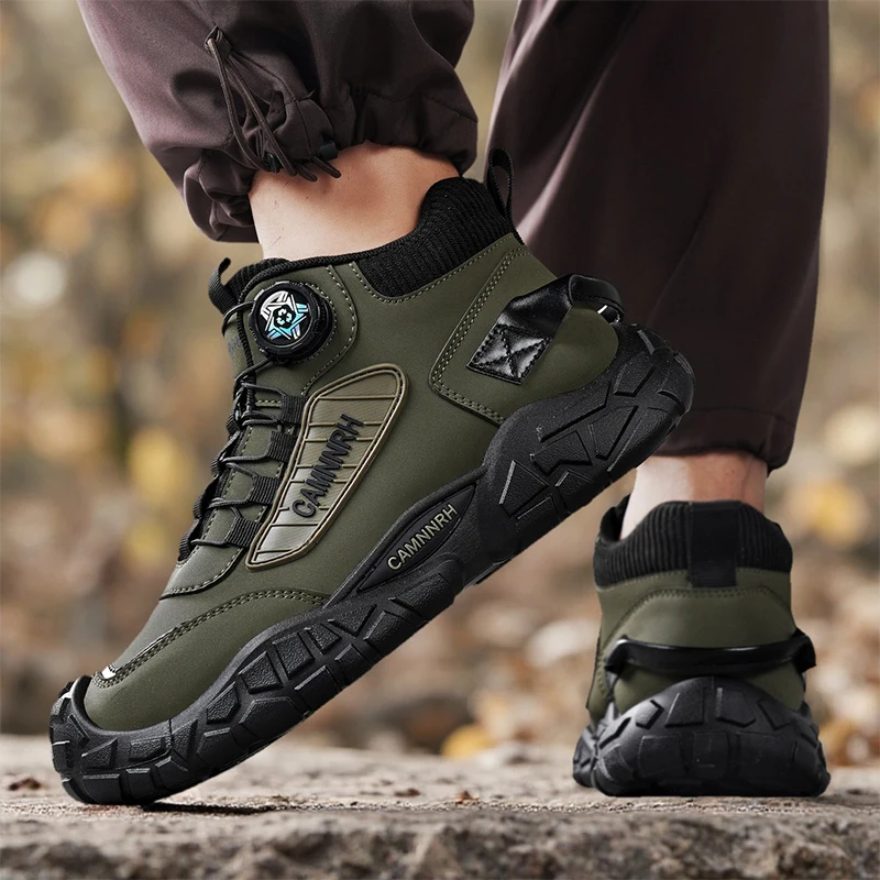 

Осенне-зимние высокие уличные походные туфли, нескользящие и износостойкие, стильные и универсальные DY551