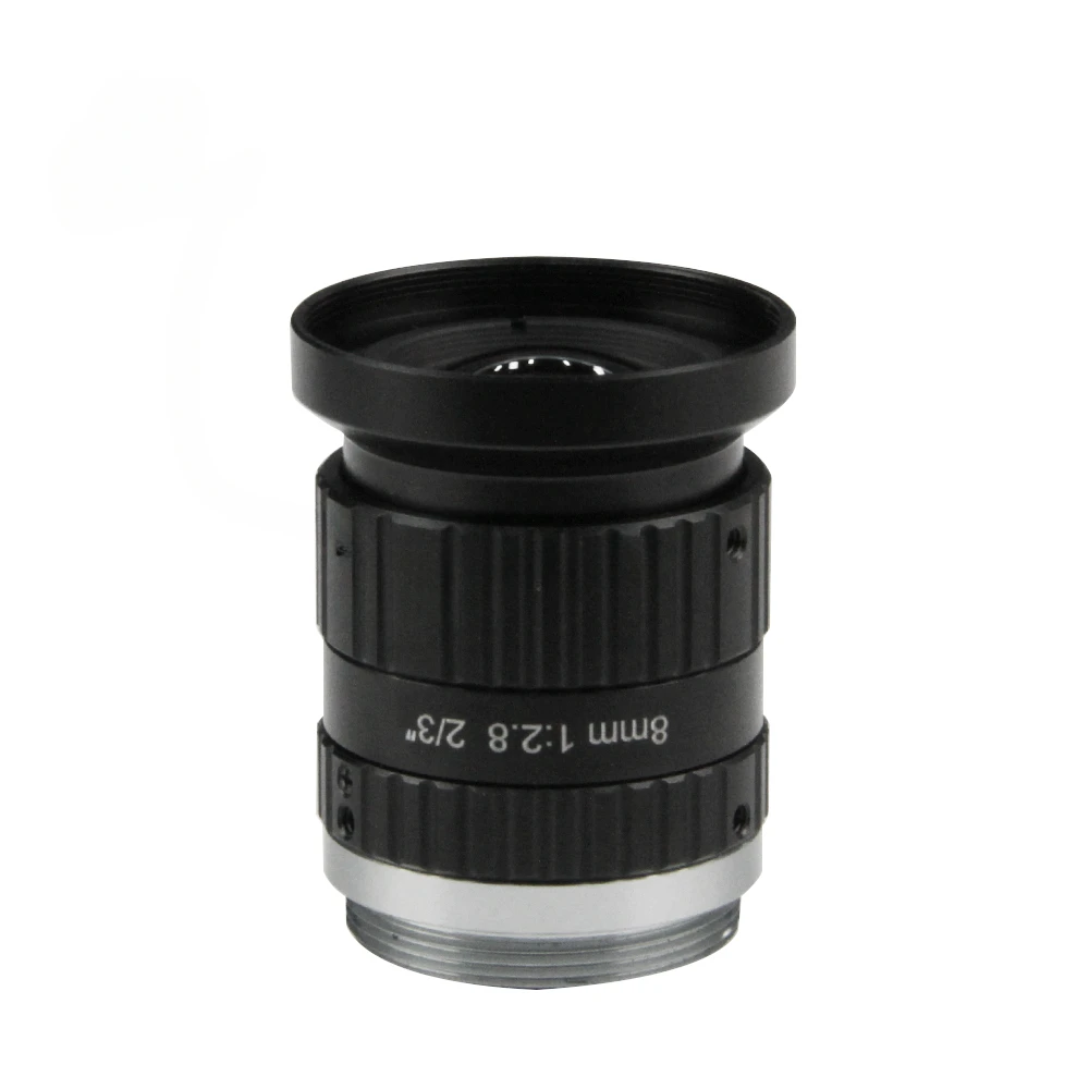 2/3-inch 12mm manual aperture 10 million pixel industrial lens, high-resolution C-port machine vision lens