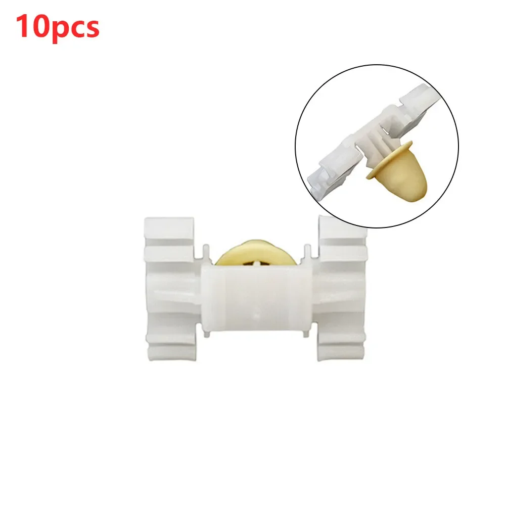 10pcs Car Side Molding Clip Car Door Bumpstrip Retaining Fastener Clips For BMW E36 Auto Interior Accessories