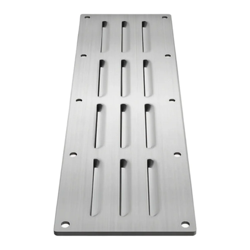 1pc Stainless Steel Venting Panel For Grill Accessory Replacement Air Venting Panel For Masonry Fire Pits Fireplaces Vent Cover