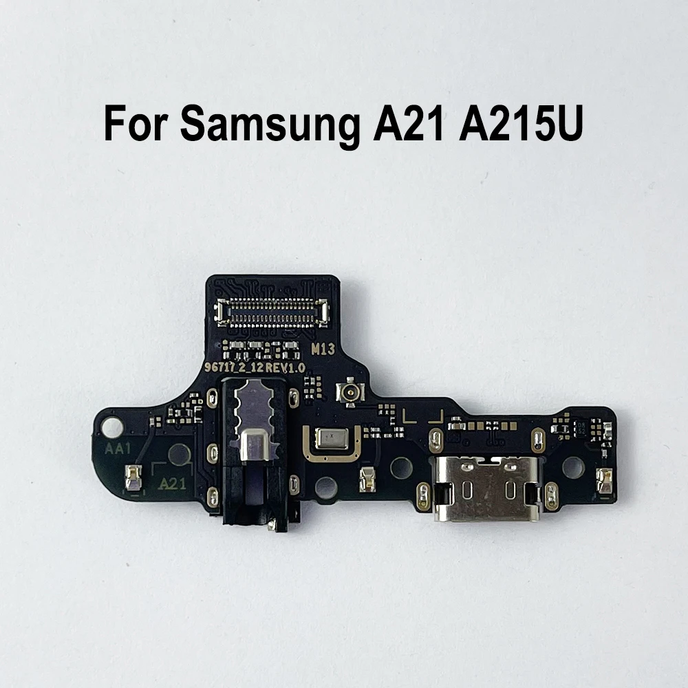 USB Charge Port Jack Dock Connector Charging Board Flex Cable For Samsung Galaxy A21 A215U SM-A215U Charging Board