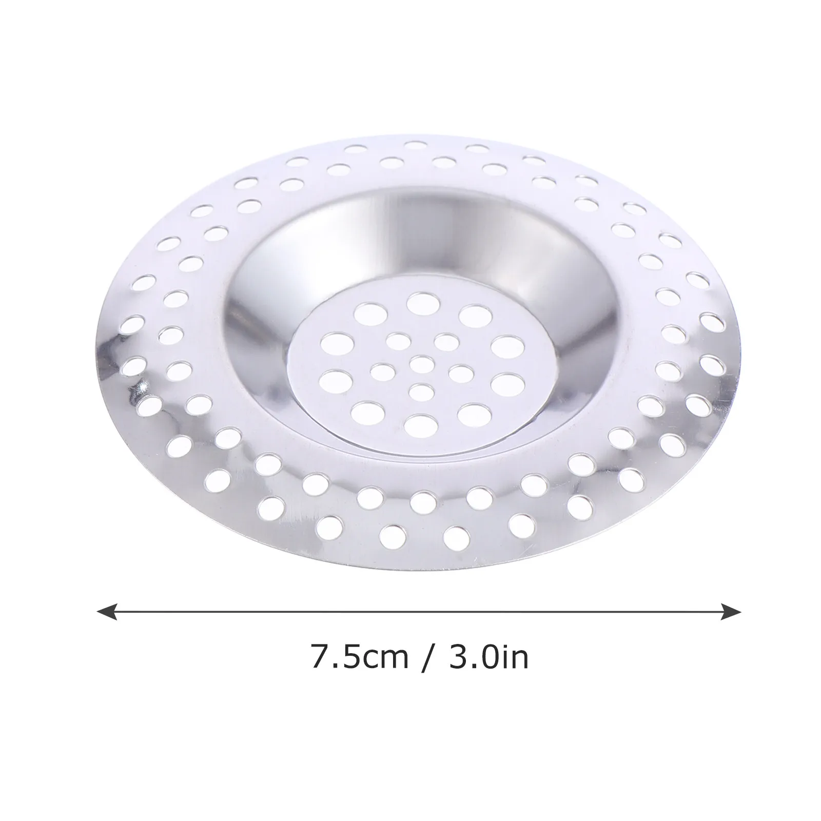 10Pcs Kitchen Sink Strainer Stainless Steel Drain Cover Filter for Bathroom Laundry Utility Sinks Blocks Odor Insects