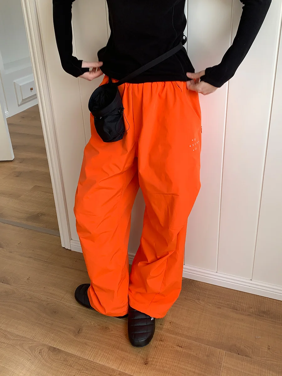 Loose Casual Wide Leg Soldier Pants Women's Hiking Trousers Outdoor Versatile Waterproof Loose Fit Ladies' Casual Pants