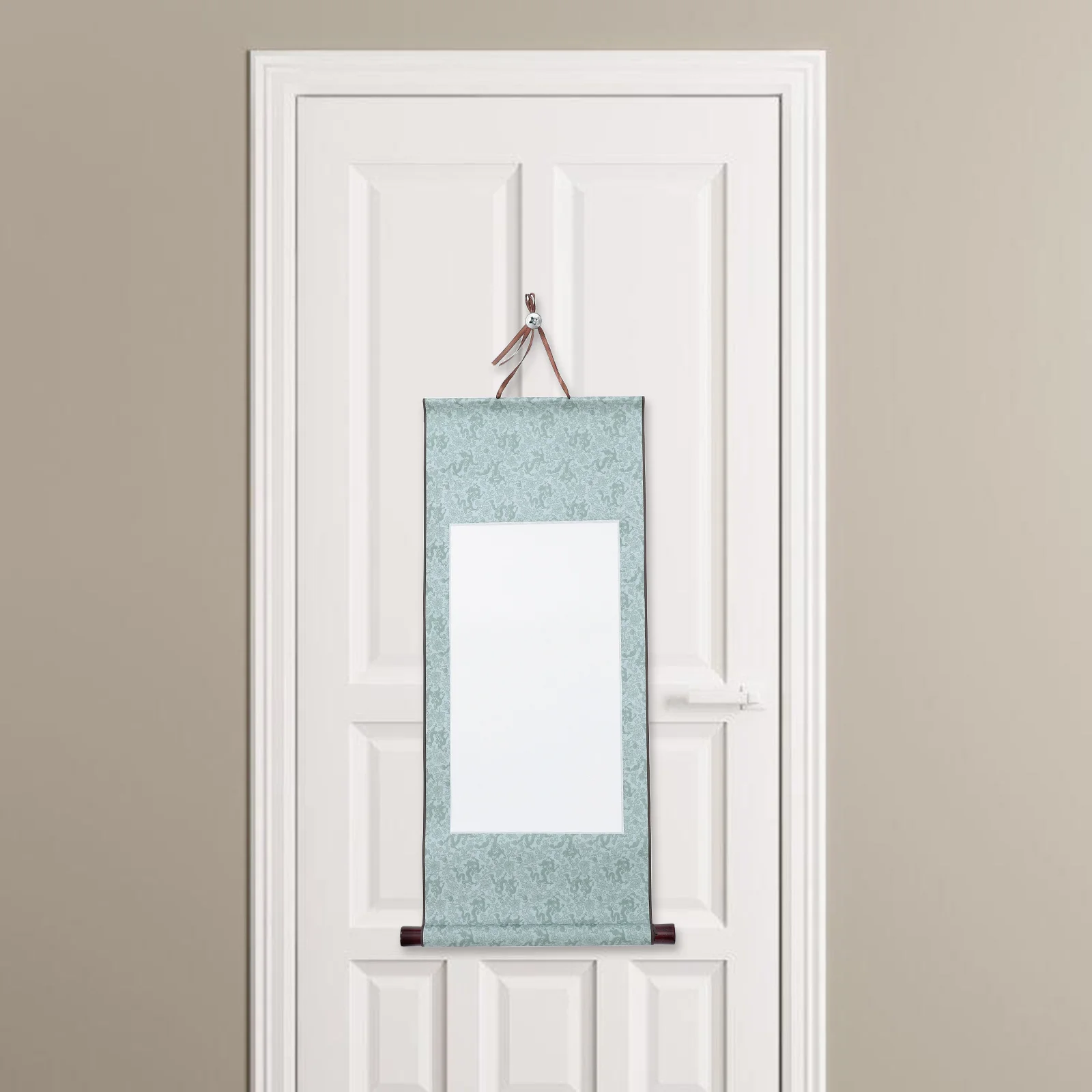 عرض فني معلق خفيف الوزن من Xuan Scroll لطلاء الخط سومي-ديكور جدار ورق الأرز الصيني #3