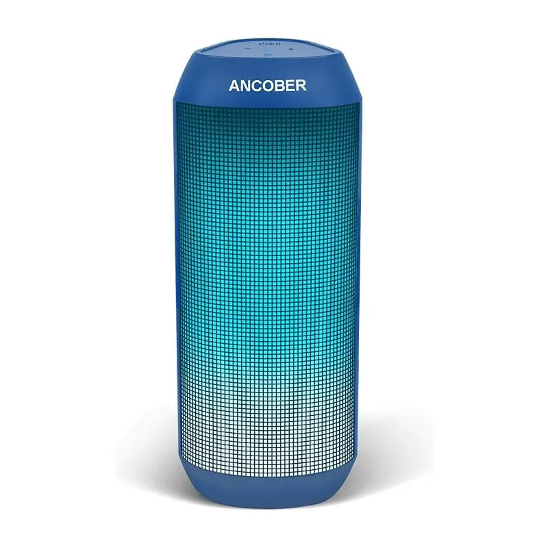 

Wireless speaker, stereo, dual pairing, built-in microphone, with color flash, AUX, IPX4 waterproof, 5.3 Bluetooth speaker