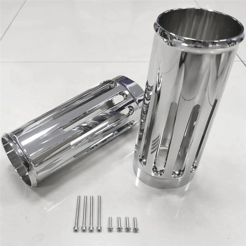 

Extended Fork Boot Slider Cover Fork Slide Cover +2 Inch Fit For Road King Street Glide FLHX/R-T61C