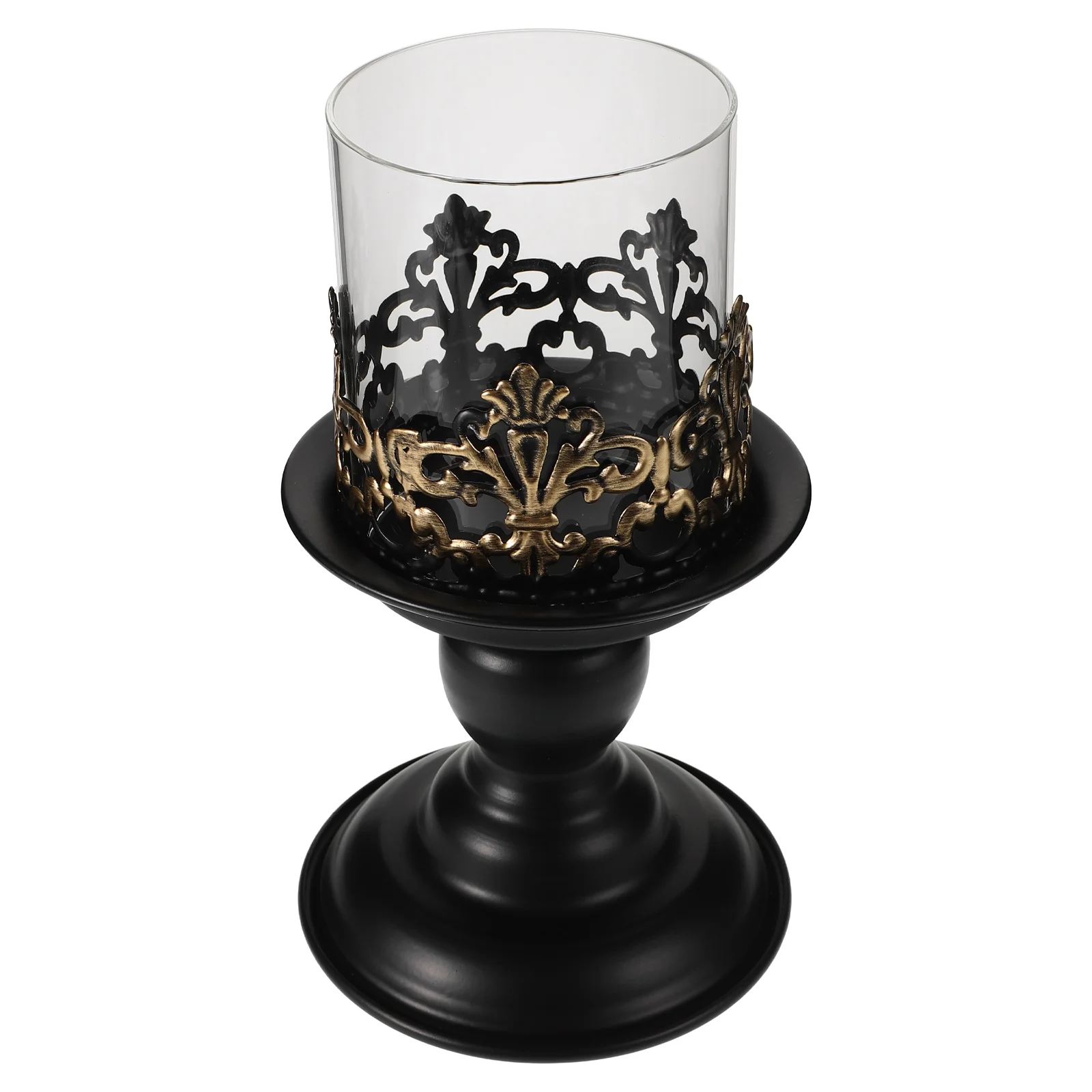 

C Holder Cup Iron Holder Retro Decor Aromatherapy Metal Plate Cup Taper C Photography Prop