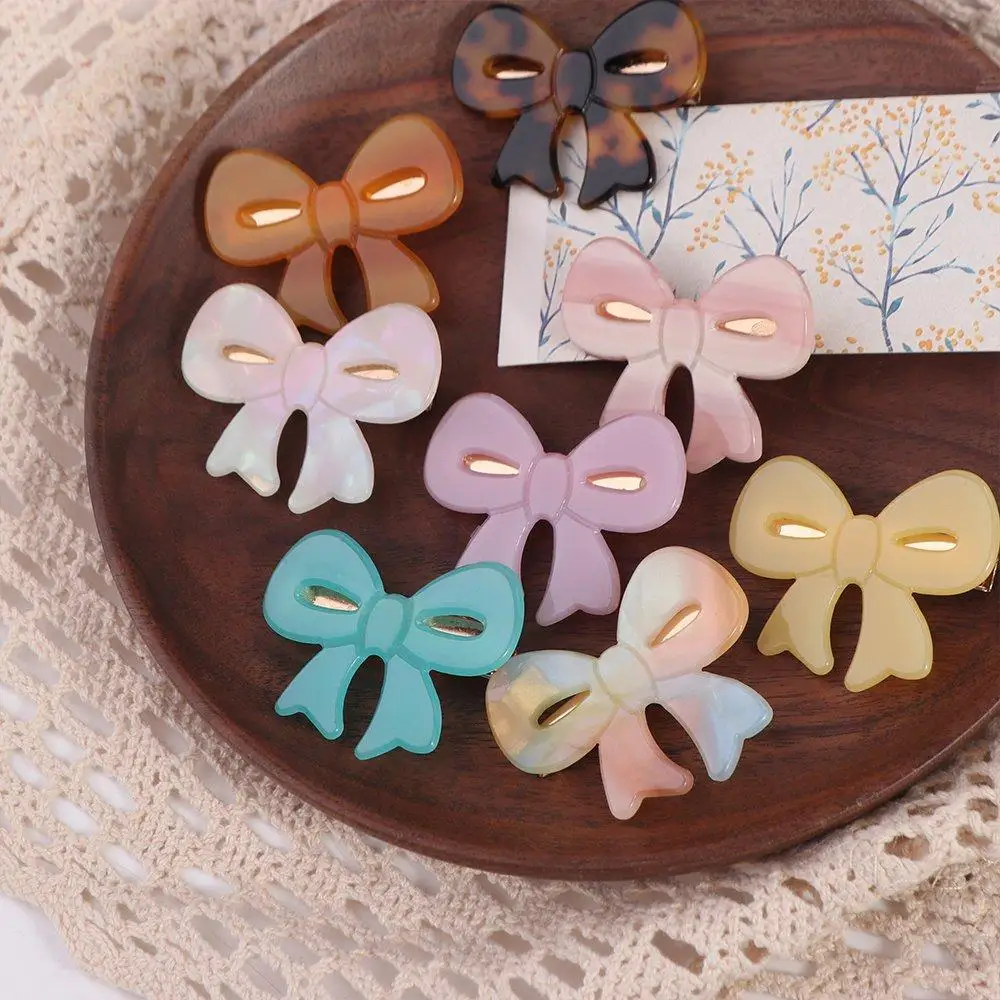 

Модный ацетатный зажим в виде утконоса с уксусной кислотой, корейский стиль, бант, заколка для волос, головной убор, заколка для волос с бантом, зажим в виде утконоса, путешествия