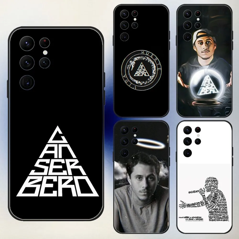 Residente Canserbero Coque Phone Case For Samsung S24,23,22,30,21,10,9,Ultra,Plus,Lite,FE,5G Black Soft Case