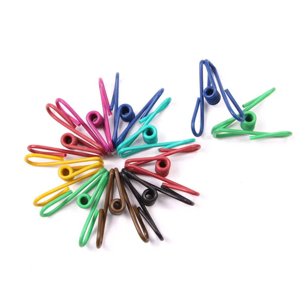 

40Pcs Clothes Pegs PVC-Coated Steel Wire Laundry Clips Heavy Duty Clothesline Pegs Multi-Purpose Utility Towel Holders