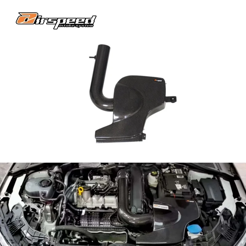 

Airspeed Intake Aerodynamics Dry Carbon Fiber Material High Performance Intake Pipe Air Intake System for Audi A3 EA211 1.4T