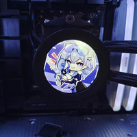USB Water-Cooled Round 480x480 2.1 Inch IPS Secondary Screen  LCD CPU GPU RAM HDD Monitoring NO AIDA64 MINI PC Gamer Display