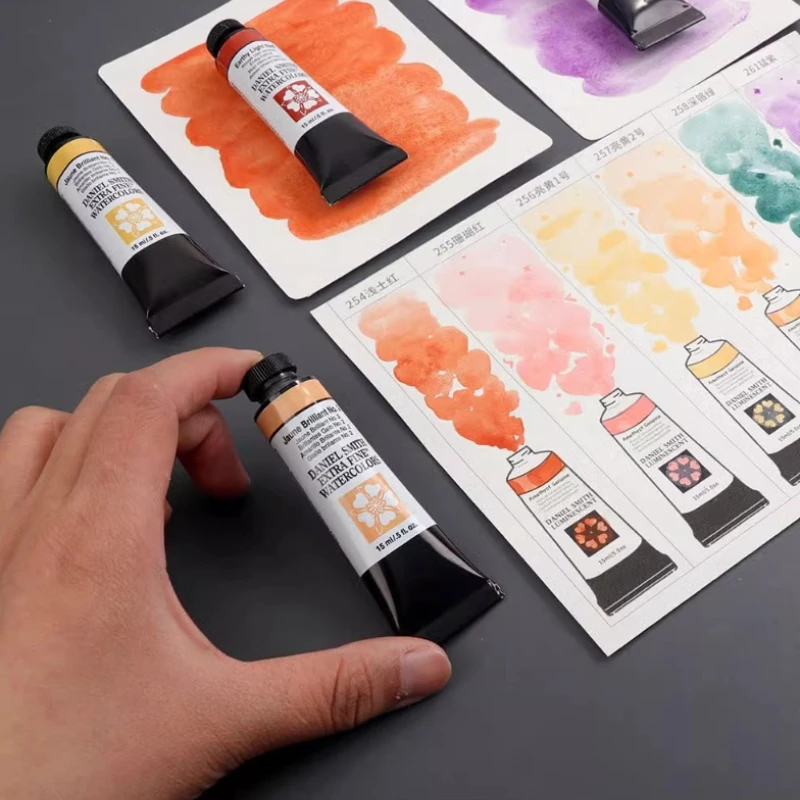 DANIEL SMITH 2025 nowy 6 kolorów pigment akwarelowy kolor skóry/rif koralowy różowy artystyczny akwarela materiały artystyczne — zdjęcie produktu 4