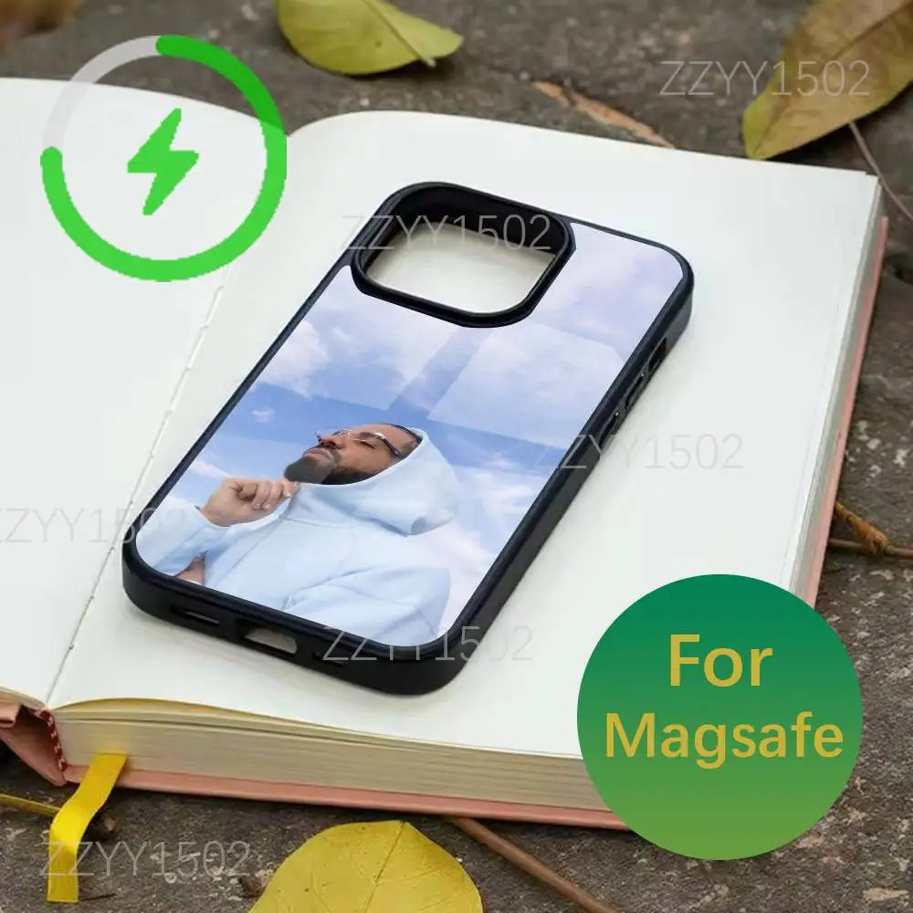 حافظة هاتف Rapper D-Drake بقيمة 4 دولارات أمريكية لهواتف iPhone 17,16,15,14,13,12,11,Pro,Max,Plus,Mini,SE4,E Magsafe للشحن اللاسلكي