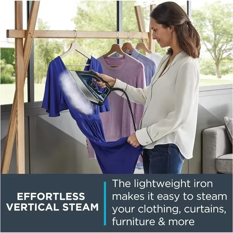 محطة بخار احترافية جديدة مثالية من الفولاذ المقاوم للصدأ للملابس خزان قابل للإزالة سعة 1.1 لتر #5