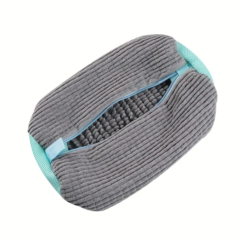 NONE Robuste Schuhwaschmaschinen-Tasche oder -Bürste für alle Schuhtypen, ideal für Sneaker und Freizeitschuhe, Wäschesack 3