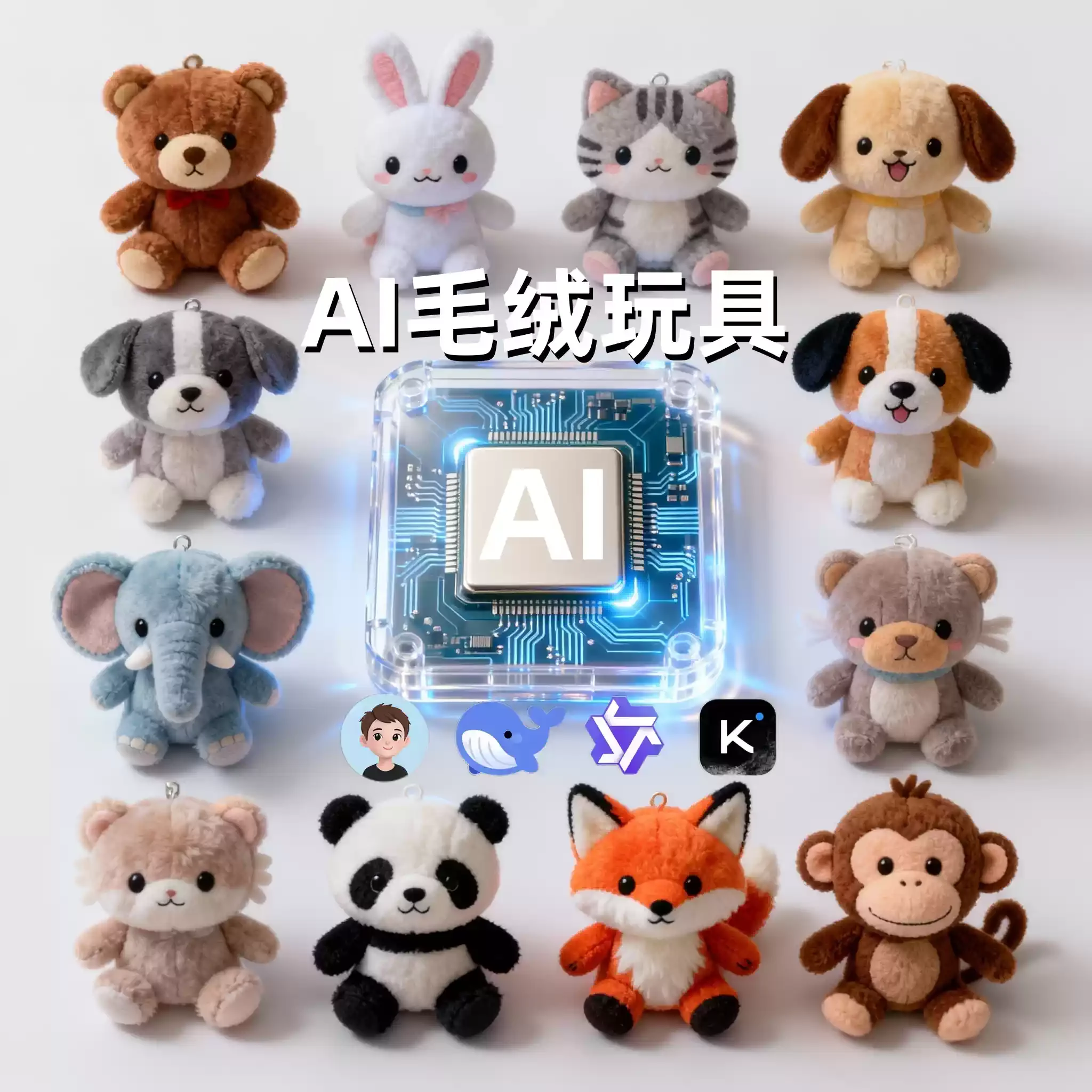 new-intelligent-chat-ai-robot-dialogue-plush-toy-hanging-bag-voice-companionship-with-trendy-toy-pendant-suitable-holiday-gifts