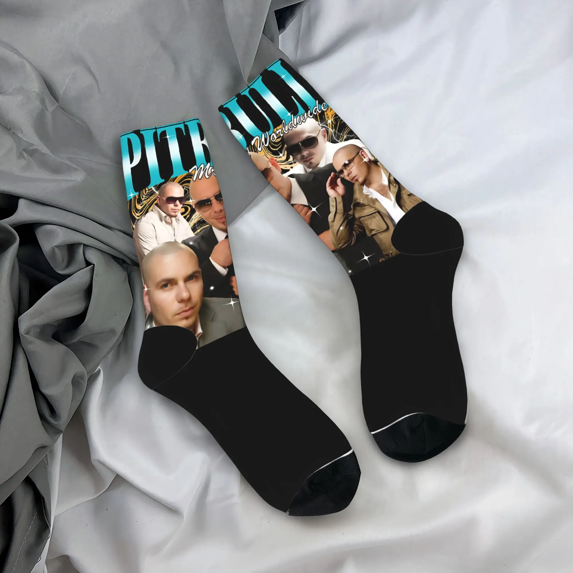 

Носки Pitbull, готические чулки, осенние противоскользящие мужские носки, удобные спортивные носки с узором для бега