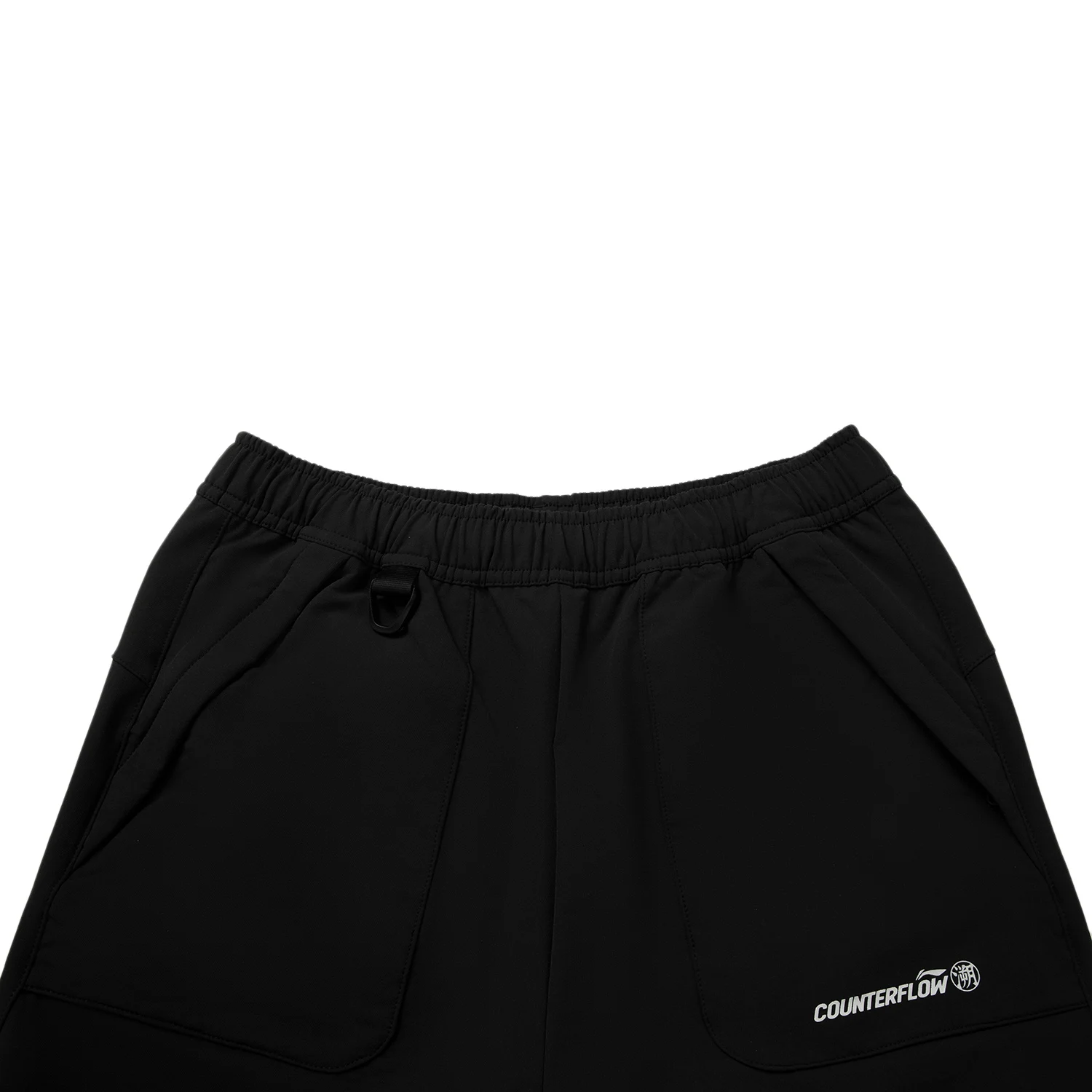 Li-Ning النساء في الهواء الطلق سوفتشيل السراويل PFC خالية طارد المياه المشي لمسافات طويلة الترفيه بطانة بنطال رياضي AYKV602
