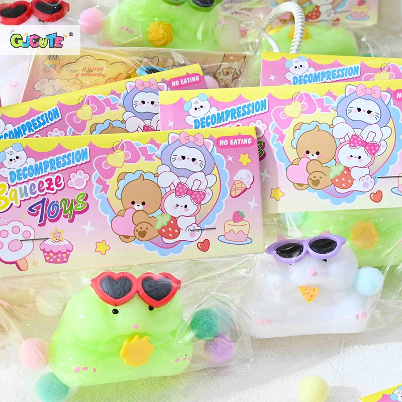 Cute Hamster Squeeze Toy Fashion Decompression Toy Cartoon Kawaii Slow Rebound Toys Creative Stress Relief Relax Toys Gifts