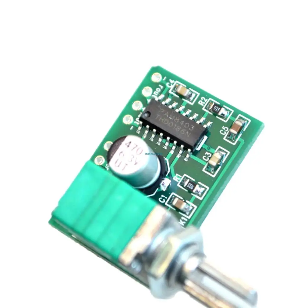 ! PAM8403 mini 5V digital amplifier board with switch potentiometer can be USB powered GF1002