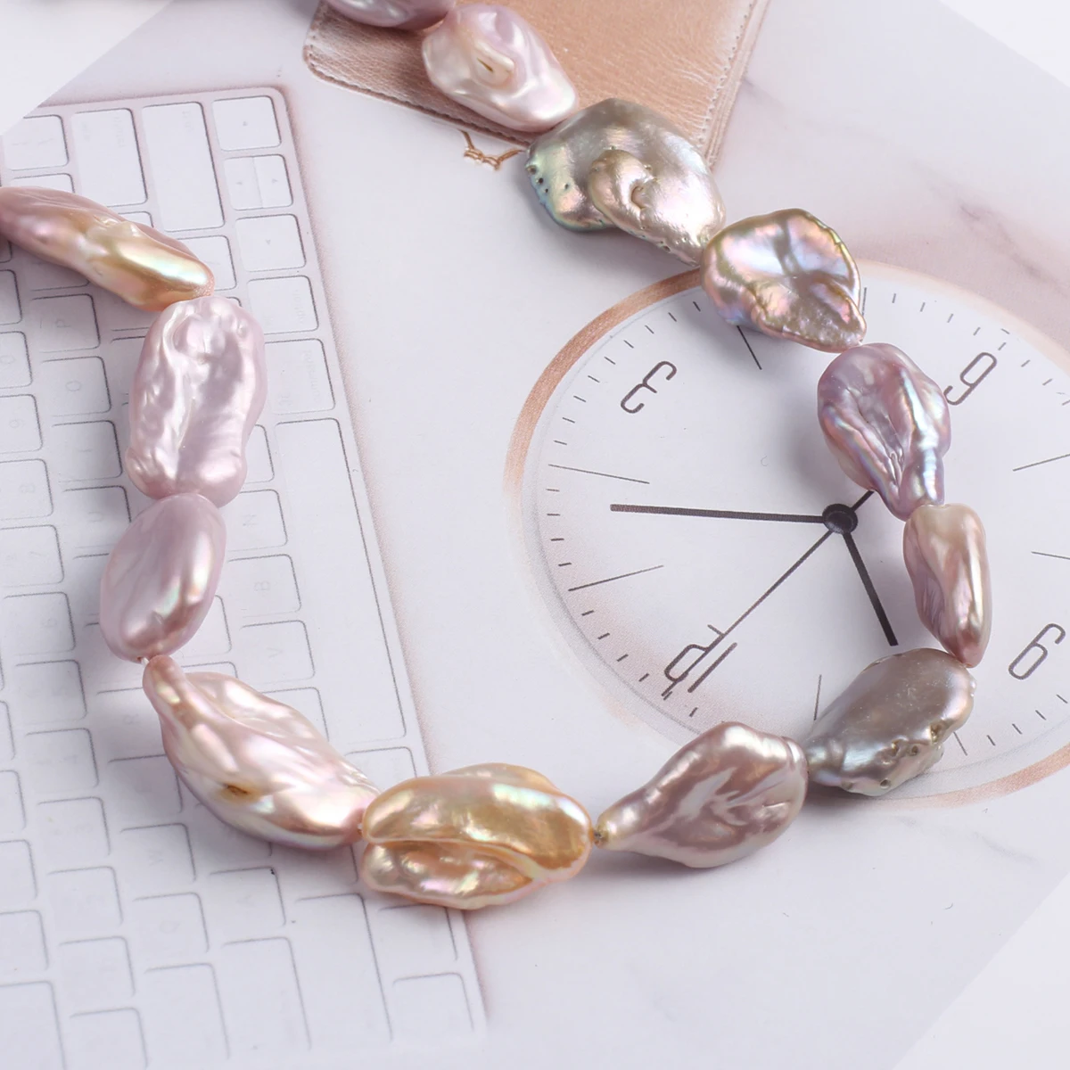 Natural Pearl Baroque Shaped Beads Exquisite Shape Elegant Appearance for DIY Jewelry Making Handmade Bracelet Necklace