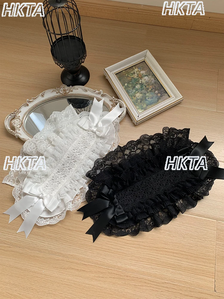 오리지널 레이스 보우 헤어 밴드 패션 다목적 머리 장식 로리타 소녀 작은 항목 다크 고딕 할로윈 헤어 밴드 코스프레 액세서리