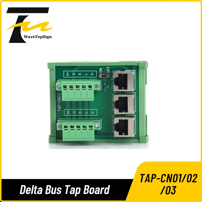 WaveTopSign  PLC industrial bus network tap board  Original Industry Bus Network Tap Board TAP-CN01 TAP-CN02 TAP-CN03 For Delta