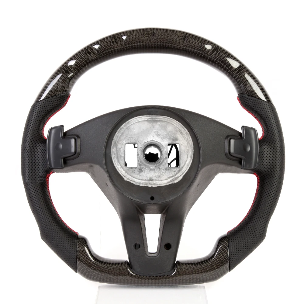 Carbon Fiber Steering Wheel For Mercedes CLS-Class C218 E-Class W212 GLA-Class X156 GLK X204 LED Racing Steering Wheel