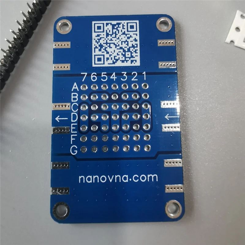 A55TNanoVNA Testboard Kit VNA اختبار التجريبي مجلس ناقلات شبكة محلل اختبار المجلس