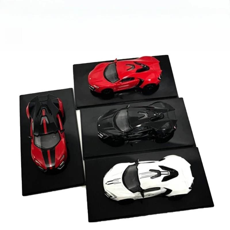 SCA Smallcarart 1:64 Scale Lykan HyperSports Car Alloy Car Model Collection Display Toy Gifts Souvenirs